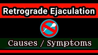 Retrograde Ejaculation  Causes And Symptoms  Viv Care [upl. by Pejsach]