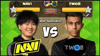 TWOB vs NAVI what a thriller😯💯 Clash of Clans [upl. by Asilana]