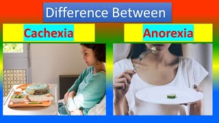 Difference Between Cachexia and Anorexia [upl. by Leihcim225]