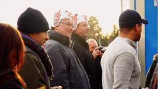 RBS 6 Nations Canterbury Flash Mob in Twickenham Stadium  Take two [upl. by Ddot]