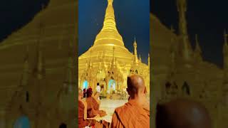 Thailandi Buddhist monk chanting in Myanmar religiousbuilding buddhaandhisdhammma religiousplace [upl. by Sabanrab230]