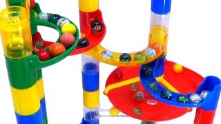 Giant Marble Maze Run with Colorful Gumballs [upl. by Adnahcal]