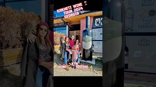 Kakheti Wine 🍷 Tour Georgia 🇬🇪2024 KTW winery free 🍷 tasting wine factory gaumarjos 🥂shorts [upl. by Karlyn]