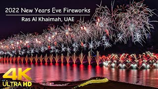 NEW YEAR 2022  Ras Al Khaimah Fireworks Worlds Longest 4Km Fireworks Display in UAE RAKNYE2022 🇦🇪 [upl. by Ahseenyt]