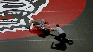 184lbs Dylan Fishback NC State vs Luke Chakonis Duke [upl. by Nylecaj]