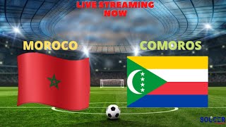 Morocco vsCOMOROS  Live Stream Africa Cup of Nations Football Livescore play by play Match [upl. by Tilagram]