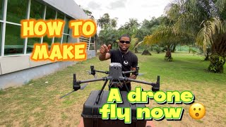 How to make a drone fly now [upl. by Aihsinyt]