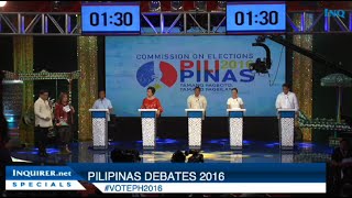 FULL VIDEO Pilipinas Debates 2016 in Cagayan De Oro [upl. by Kantor]