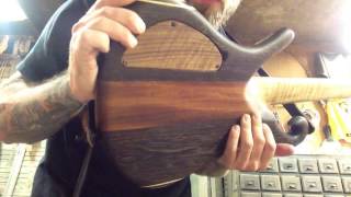 Beardly Customs rainbow 4 string bass [upl. by Annwahs]