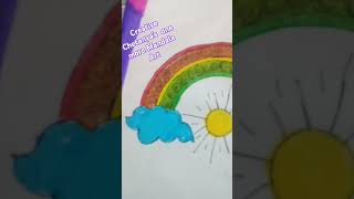 Mandala Art Rainbow Mandala Artby Creativity Chetanya [upl. by Hpejsoj830]