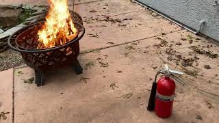 How to Discharge a CO2 Fire Extinguisher [upl. by Assylem323]