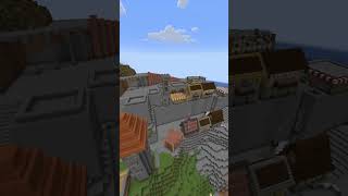 Minecraft Mountain Village shorts minecraft [upl. by Petes]