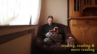 a short reading vlog in germany  tartt thunberg and morrison [upl. by Euqinaj]