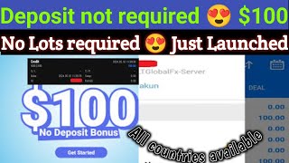 100 Forex no deposit bonus 2024  new no deposit bonus deposit not required 😍  all countries avail [upl. by Nevuer718]