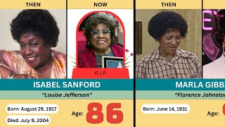 The Jeffersons 1975–1985 Then and Now 2024 ★ How They Changed [upl. by Tehcac]