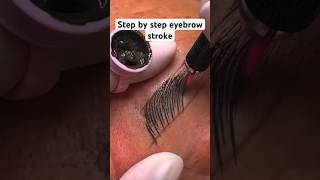 How to do microblading 🔥 browtattoo microblading makeup [upl. by Sessler]