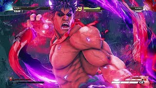 Street Fighter 5 AE Season 4  Kages Intro Outro and Critical Arts [upl. by Dnomaj]