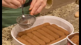 Tiramisu family recipe by an Italian from the region of Campania Italy [upl. by Blondie]