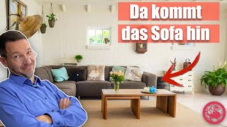 Feng Shui im Wohnzimmer  Sofa richtig aufstellen [upl. by Heidt47]