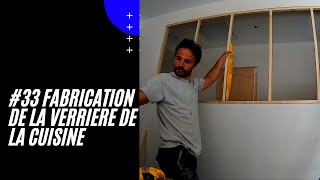 33 fabrication de la verrière en bois et verre si tu souhaite un tuto full lâche un commentaire [upl. by Nylodnarb]