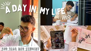 A DAY IN THE LIFE OF 2nd YEAR MEDICAL STUDENT  STUDY amp CHILL VLOG [upl. by Ysdnil850]