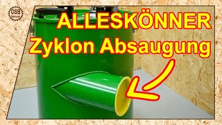 Zyklon Werkstatt Absauganlage CamVac CGV 286  336  386 2 Motoren RecordPower Maschinenhandel Meyer [upl. by Colpin270]