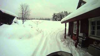 Fun at the Farm with a Lynx 600cc quotSnowMobilequot in HD [upl. by Philipson184]