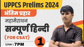 Model Papers  HINDI  All STATE PCS 2024  UPPSC ROARO Exam 2024  BY Raj Bahadur Sir [upl. by Garland792]