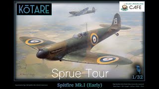 Sprue Tour  Kotare Spitfire Early 132 [upl. by Ylrebmek]