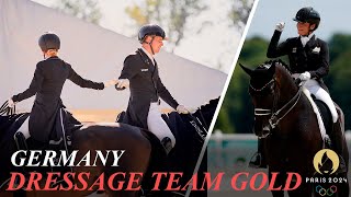 Equestrian Germany Win Dressage Team Gold  Isabell Werth 13th Total Olympic Medal [upl. by Lodge230]