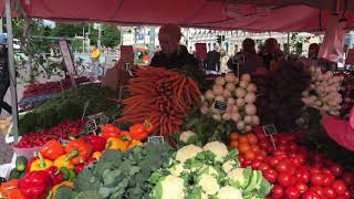 Kauppatori Helsinki Market Square Summer 2017 Helsinki Finland [upl. by Imeka742]