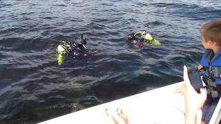 Entering Dive on Oneida lake marker 113 [upl. by Friday]