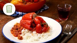 Gefüllte Paprika mit Hackfleisch  Chefkochde [upl. by Ihskaneem425]