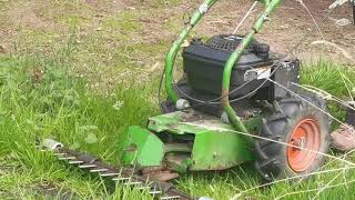 AGRIA LAWN MOWER REPAIR and setting the cutting blades [upl. by Orest82]