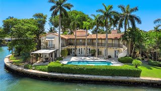 A 28M Mediterranean waterfront home in Miami Beach with open Biscayne Bay and Miami skyline views [upl. by Rebmit864]