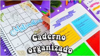 COMO DEIXAR O CADERNO BONITO E ORGANIZADO 2022 ✨ [upl. by Frere]