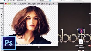 Photoshop Tutorial Haare sauber freistellen [upl. by Ban507]