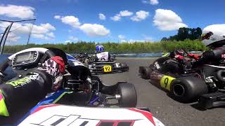 Kartsport Hamilton NZGP Final first 3 laps [upl. by Negem766]