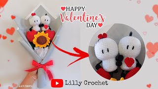 Bigli y Migli Amigurumis de San Valentín 12cm tutorial paso a paso principiantes [upl. by Kenrick]