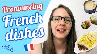 PRONOUNCE 20 FRENCH FOODS w a French Native Speaker [upl. by Yrrehc]