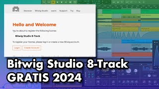 Bitwig 8 Tracks GRATIS 2024 [upl. by Eelano]