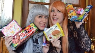 PROBANDO DULCES JAPONESES CON SEL Candysan [upl. by Beth]