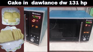 Cake in microwave oven  cake in dawlance microwave oven model DW 131 hp  cake recipe [upl. by Mctyre]