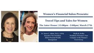 A talk by Phyllis Stoller about Your First Solo Trip [upl. by Nesto48]