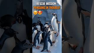 Trapped in Antarctica Penguins Story 🐧🕳️ shortsviral [upl. by Brynn739]