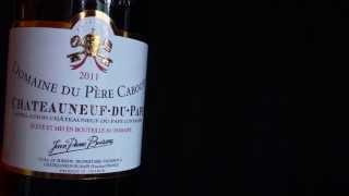 Châteauneuf du Pape Domaine du Père Caboche Blanc  Yapp Brothers One Minute Review [upl. by Noli]