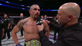 UFC 213 Robert Whittaker amp Michael Bisping Exchange Words In The Octagon [upl. by Dorita973]