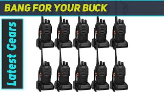 Ultimate Long Range Walkie Talkies 10 Pack UHF 16Channel Review [upl. by Robison865]