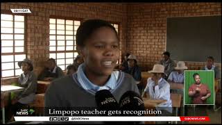 Limpopo teacher has been honoured [upl. by Agemo]