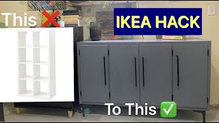 IKEA KALLAX Hack DIY Makeover [upl. by Bolte821]